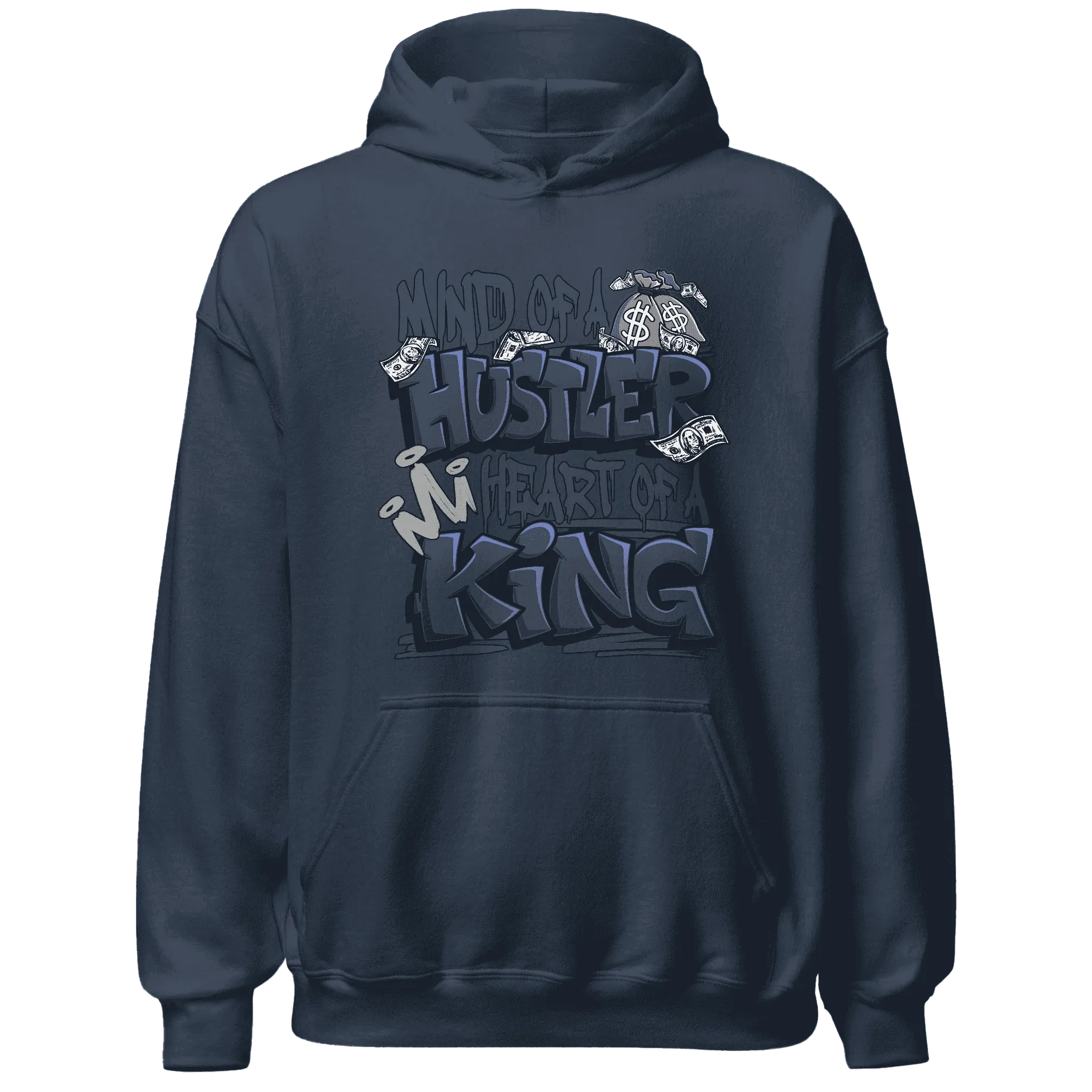 VaporMax-Plus-Midnight-Navy-White-Metallic-Silver-NastyJamz-Hoodie-Match-Hustler-Heart-King