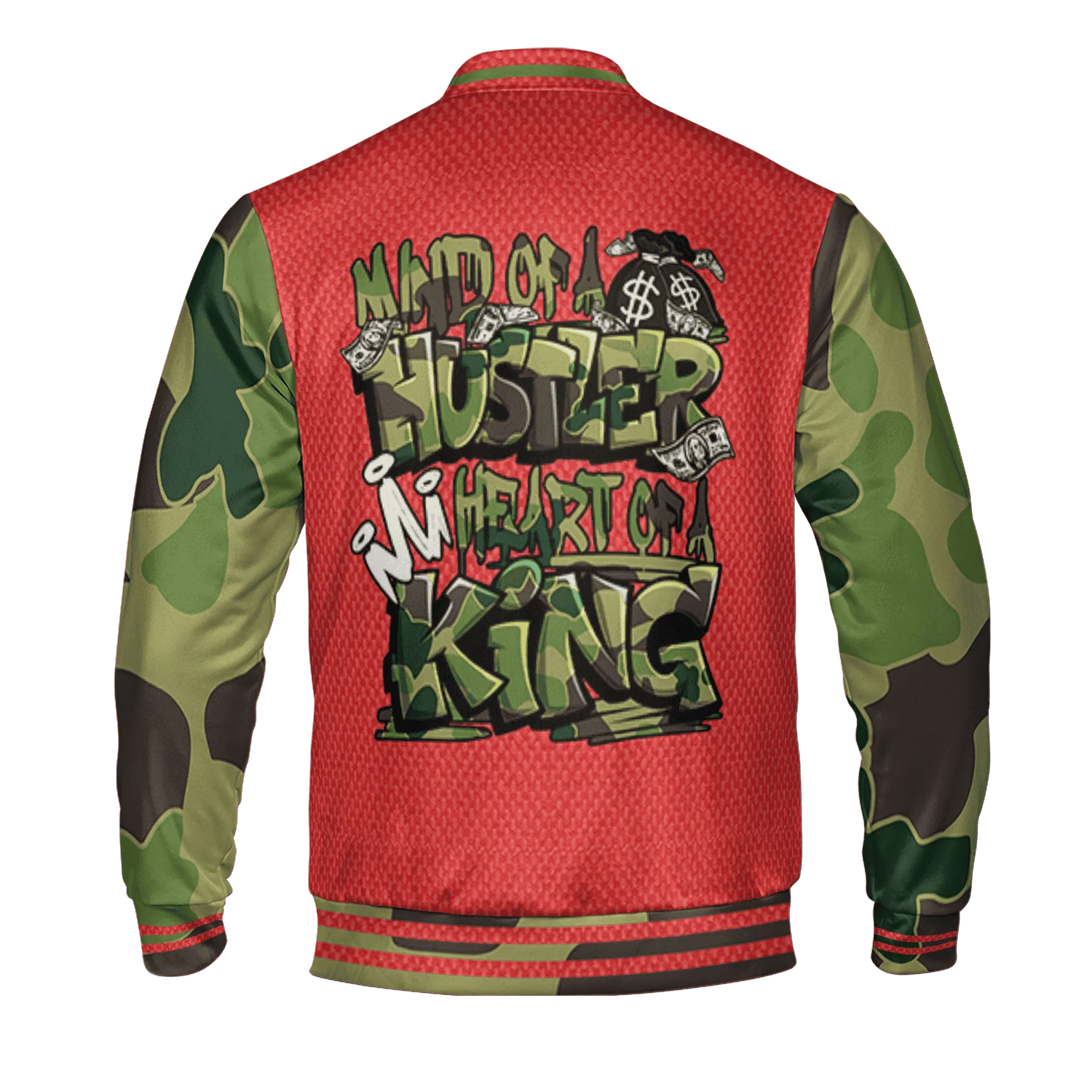 AM-90-Dark-Sage-Solar-Red-NastyJamz-Varsity-Match-Hustler-Heart-King