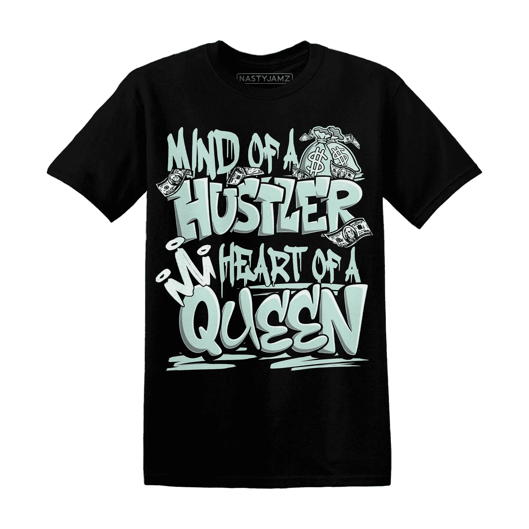 NastyJamz-AF-1-Low-Jade-Ice-White-T-Shirt-Match-Hustler-Heart-Queen