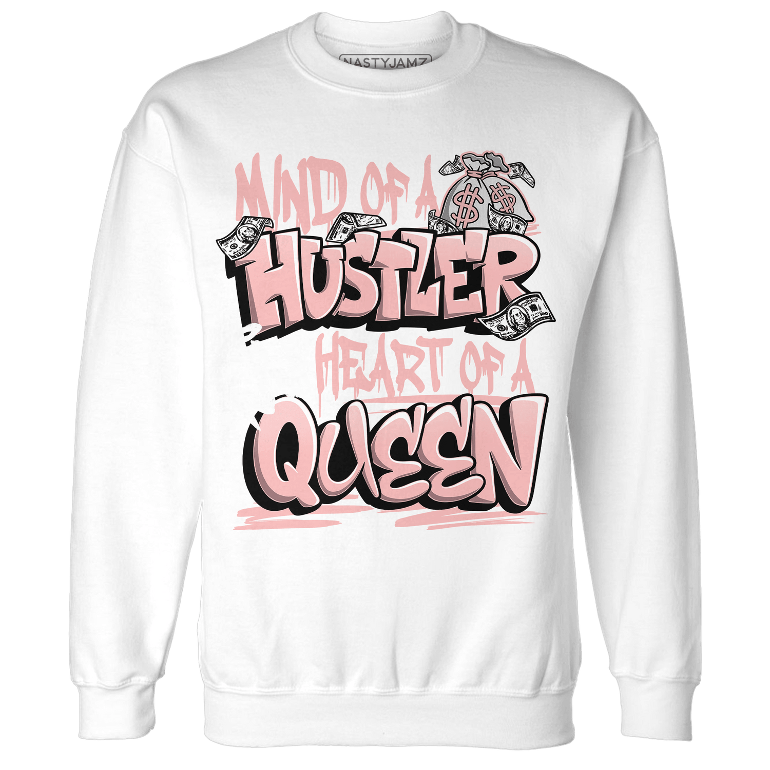 Low Legend Pink 11s Sweatshirt Match Hustler Heart Queen - NastyJamz