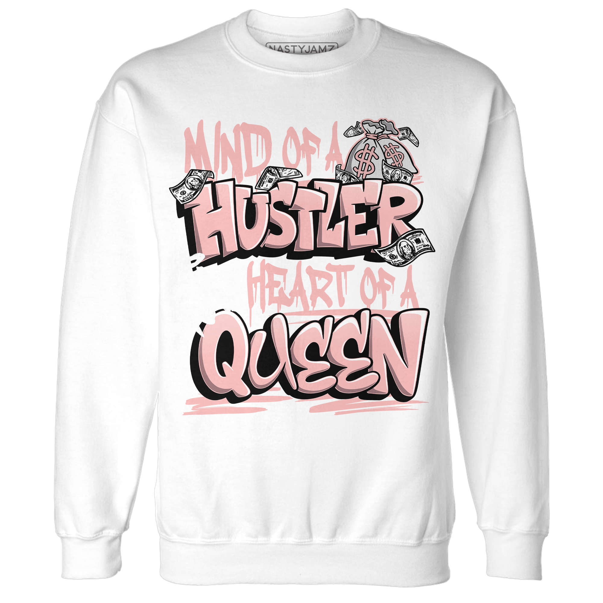 Low Legend Pink 11s Sweatshirt Match Hustler Heart Queen - NastyJamz