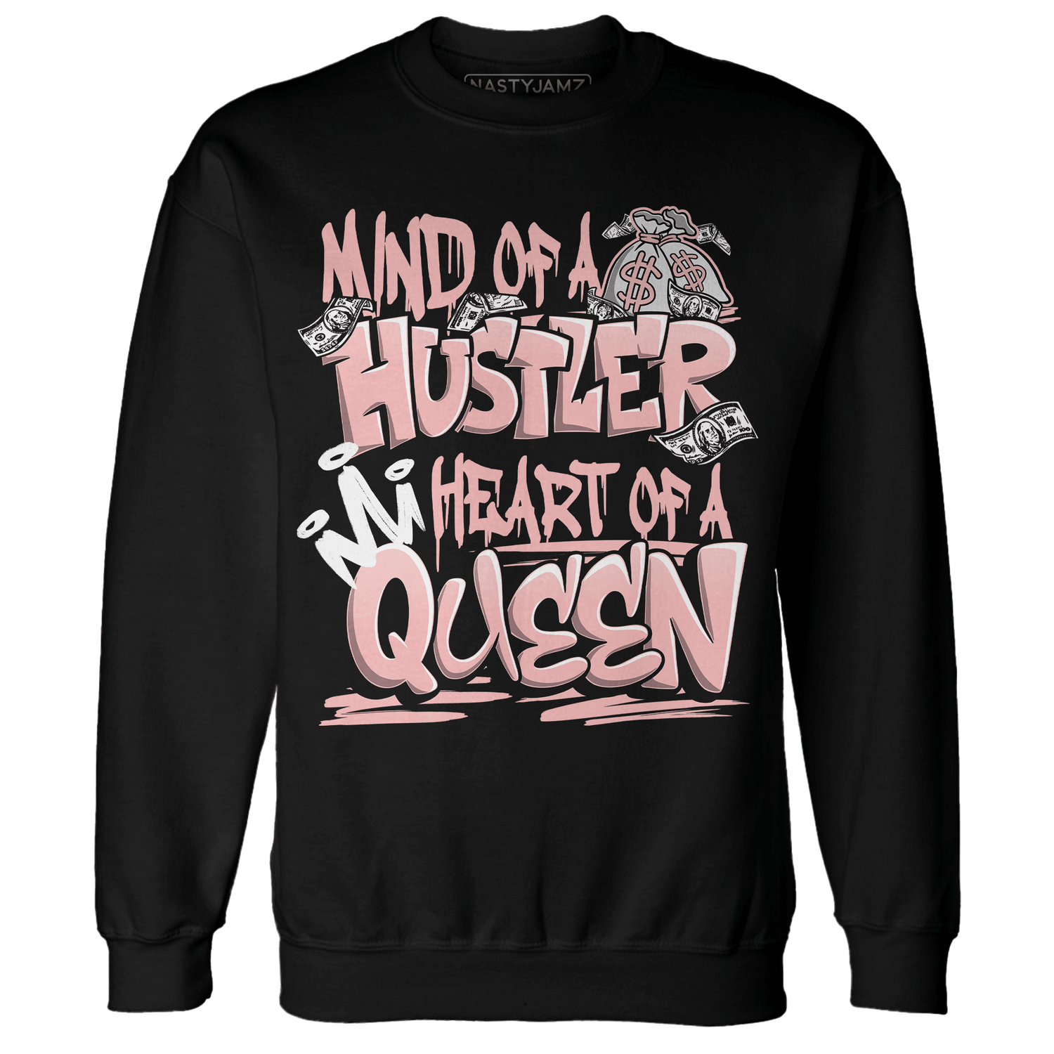 Low Legend Pink 11s Sweatshirt Match Hustler Heart Queen - NastyJamz