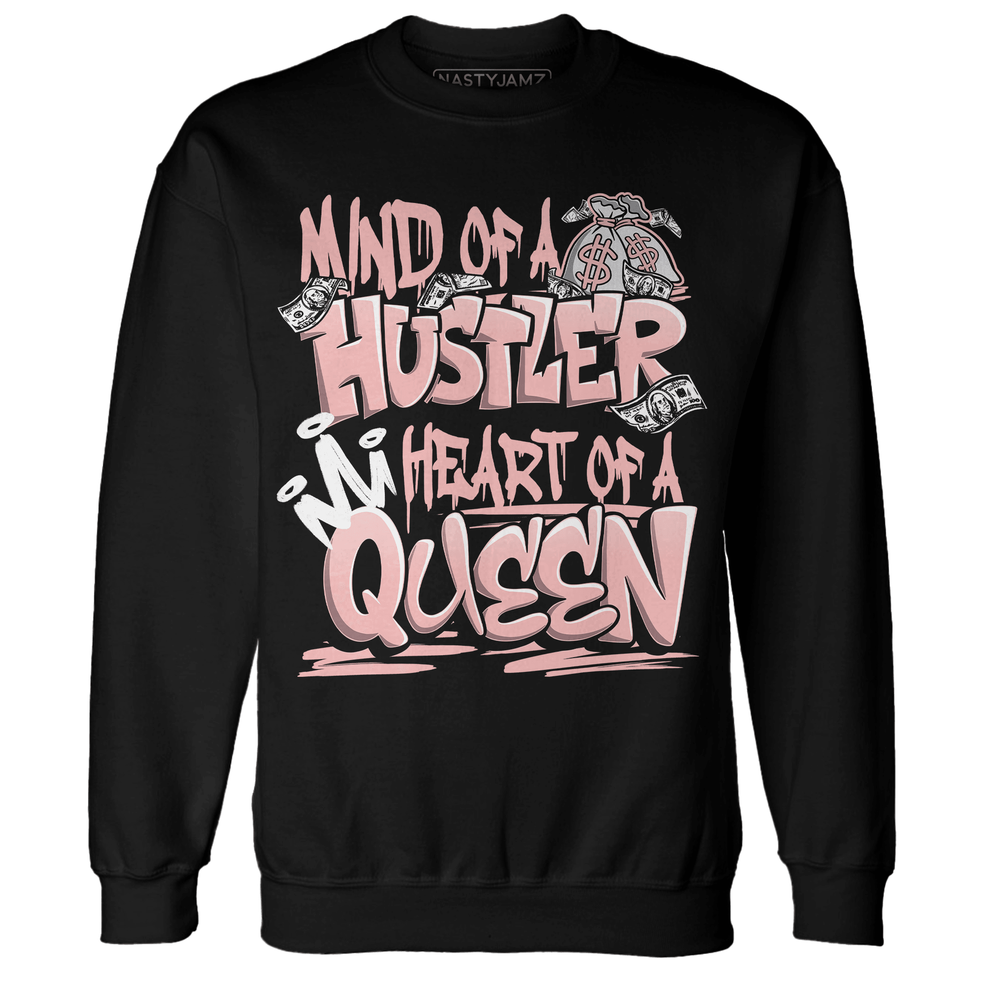 Low Legend Pink 11s Sweatshirt Match Hustler Heart Queen - NastyJamz