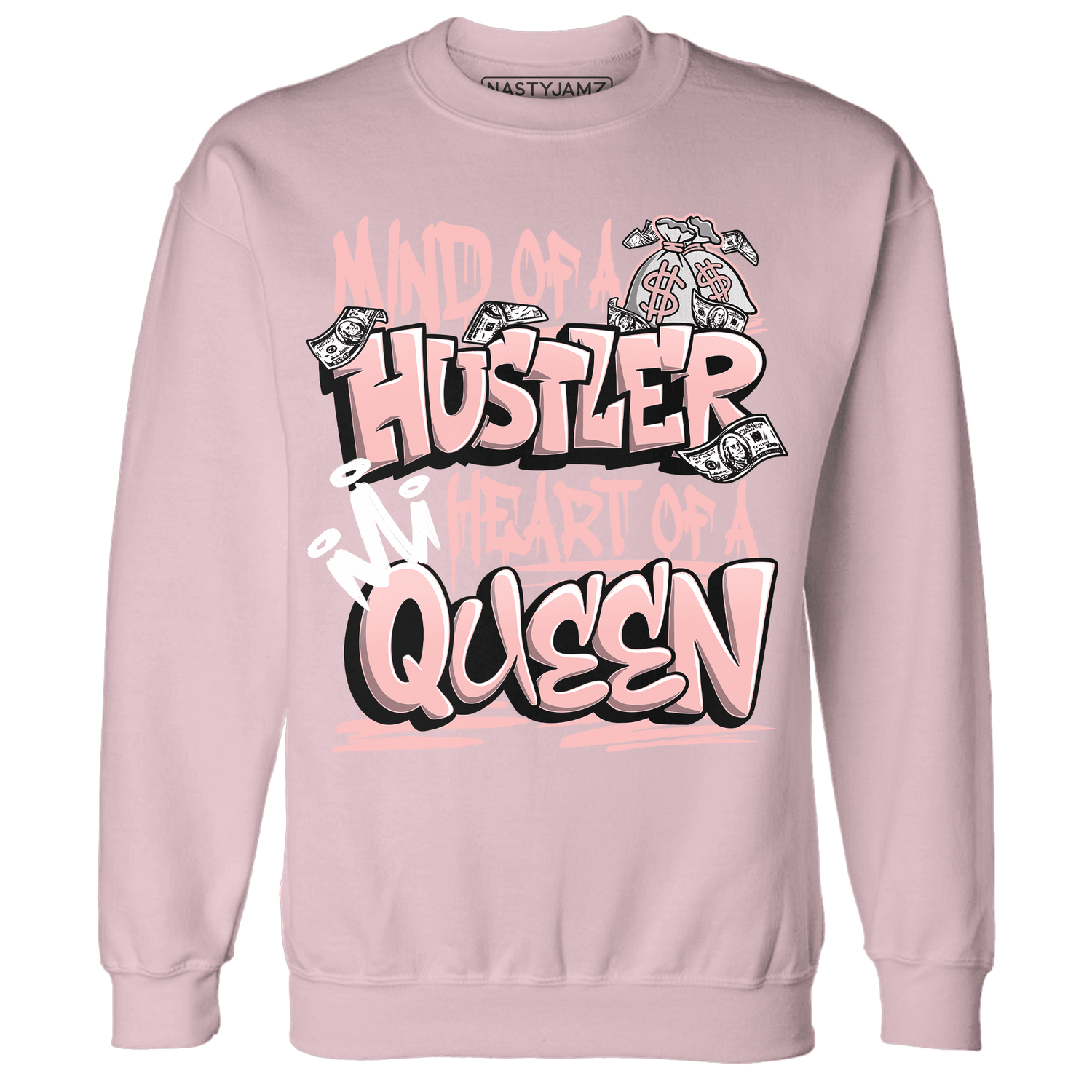 Low Legend Pink 11s Sweatshirt Match Hustler Heart Queen - NastyJamz
