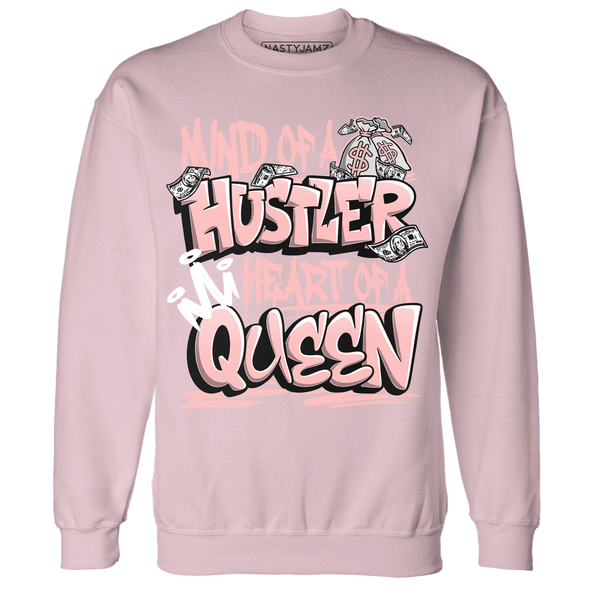 Low Legend Pink 11s Sweatshirt Match Hustler Heart Queen - NastyJamz
