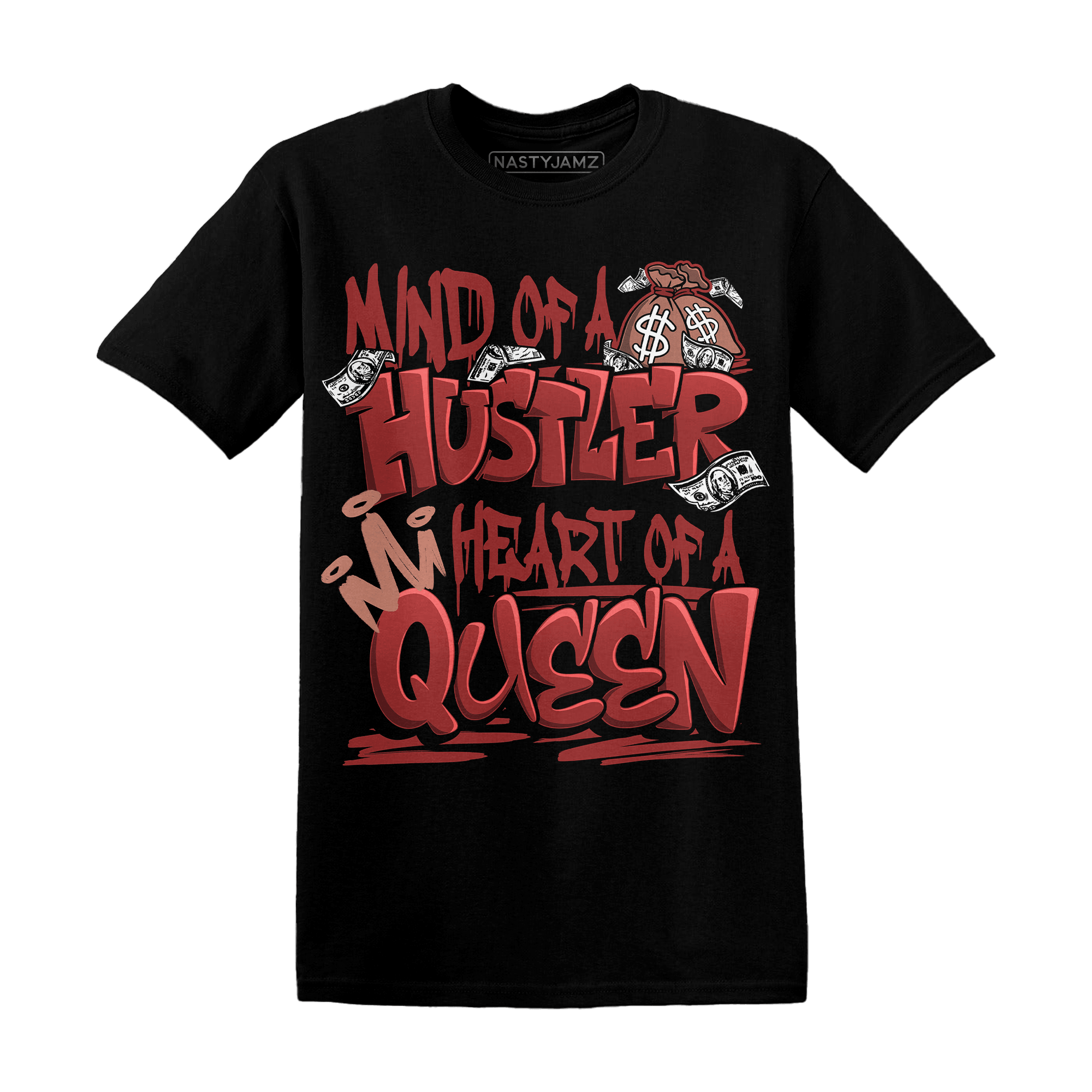 Dune Red 13s T Shirt Match Hustler Heart Queen - NastyJamz