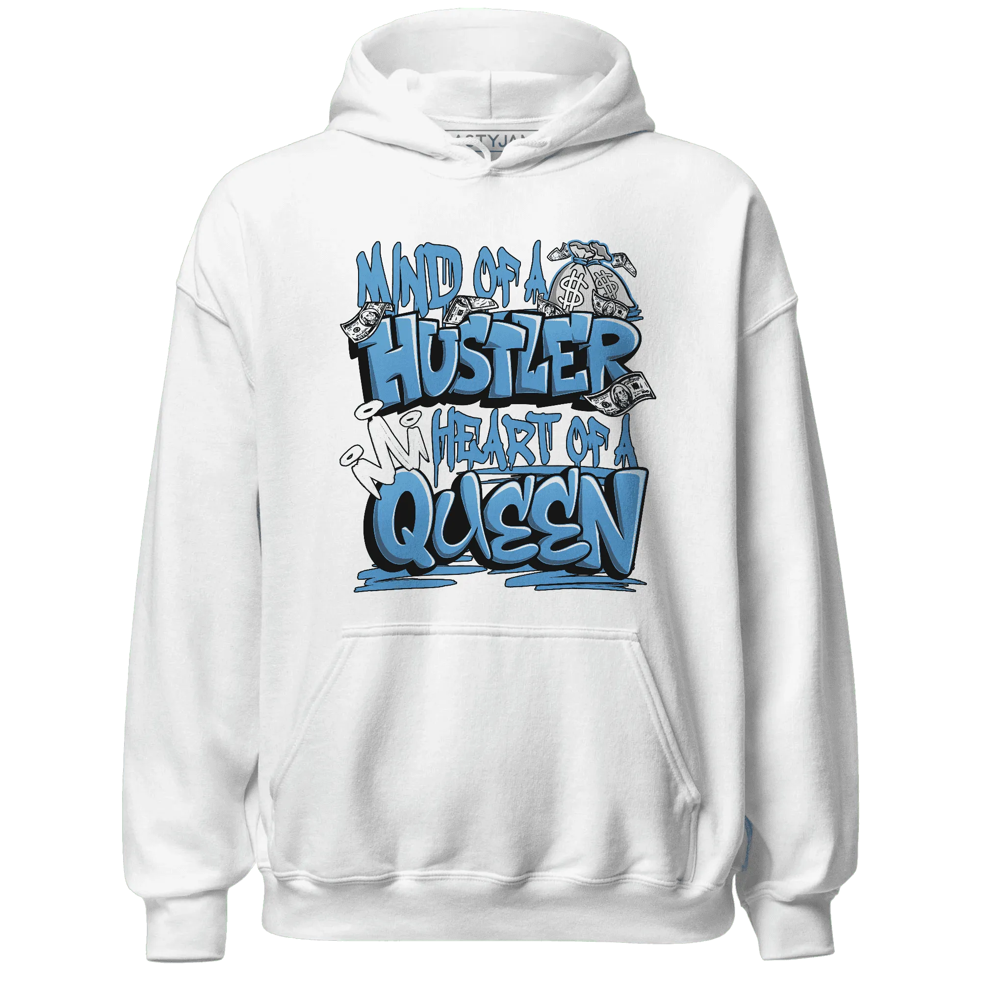 NastyJamz-Carolina-Blue-Univercitii-17s-Hoodie-Match-Hustler-Heart-Queen