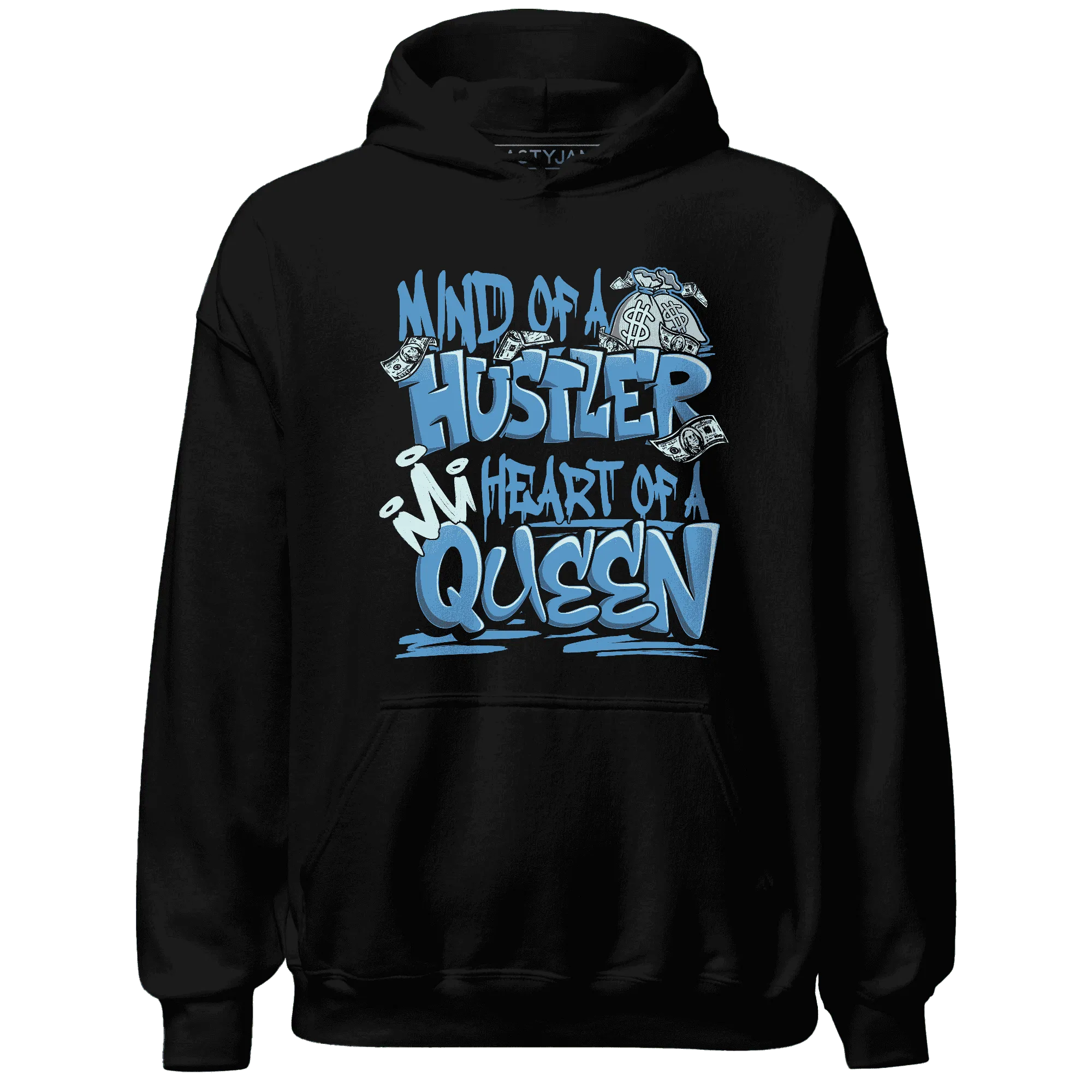 NastyJamz-Carolina-Blue-Univercitii-17s-Hoodie-Match-Hustler-Heart-Queen