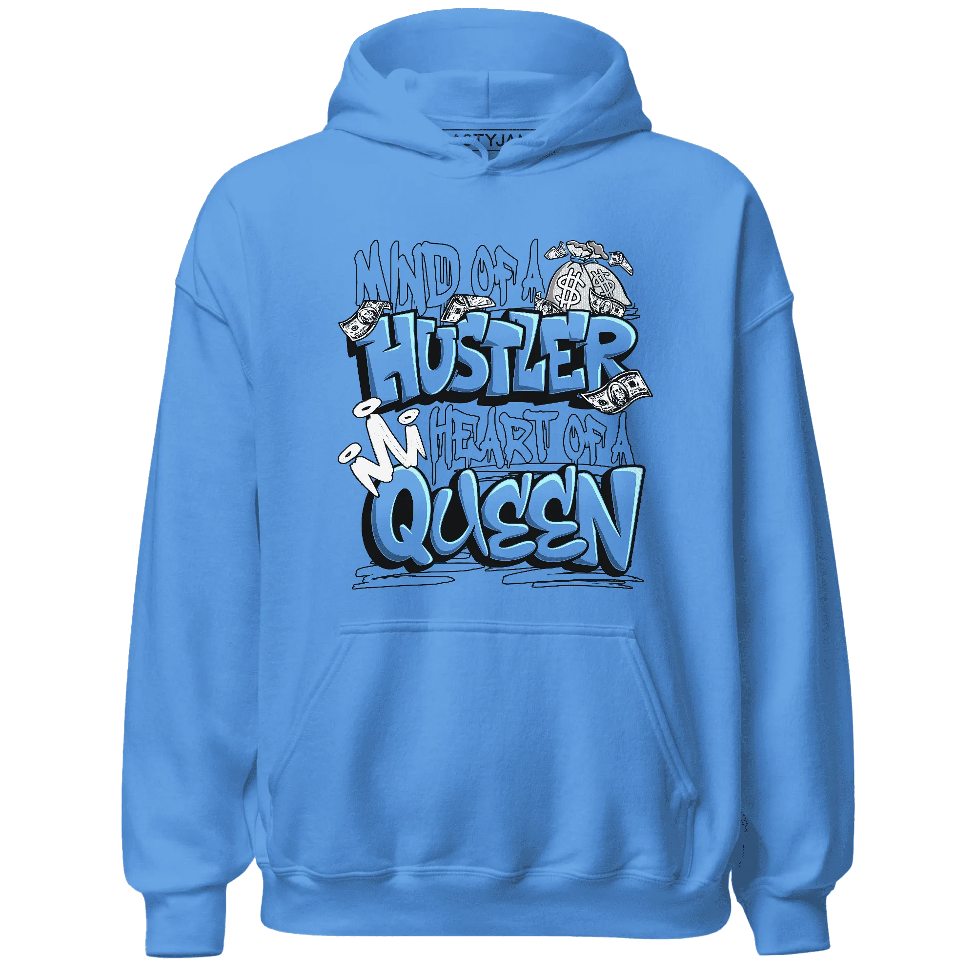 NastyJamz-Carolina-Blue-Univercitii-17s-Hoodie-Match-Hustler-Heart-Queen
