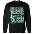 High OG Green Glow 1s Sweatshirt Match Hustler Heart Queen - NastyJamz