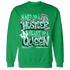 High OG Green Glow 1s Sweatshirt Match Hustler Heart Queen - NastyJamz