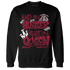 High White Team Red 1s Sweatshirt Match Hustler Heart Queen - NastyJamz