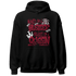 High White Team Red 1s Hoodie Match Hustler Heart Queen - NastyJamz
