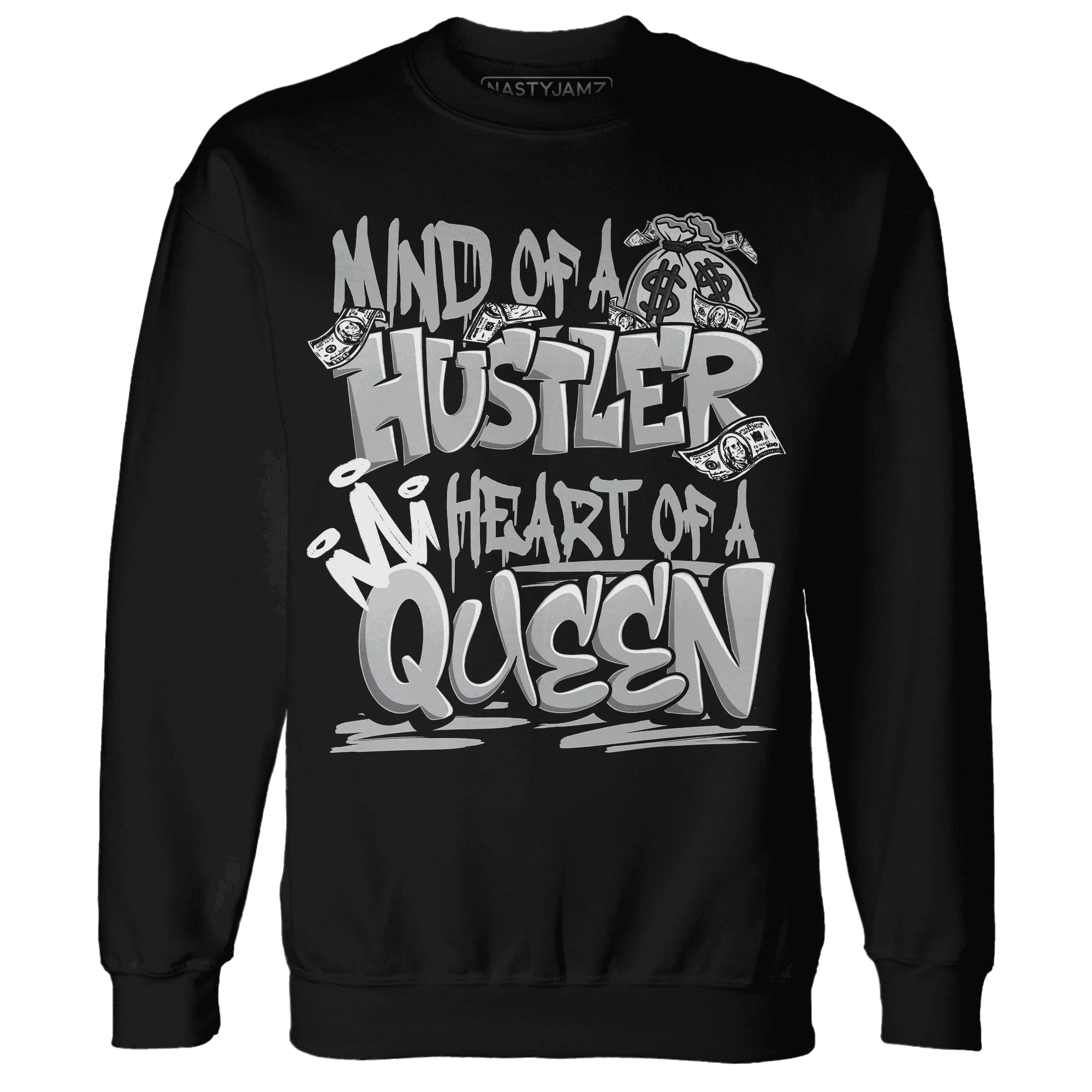 Wolf-Grey-1s-Sweatshirt-Match-Hustler-Heart-Queen