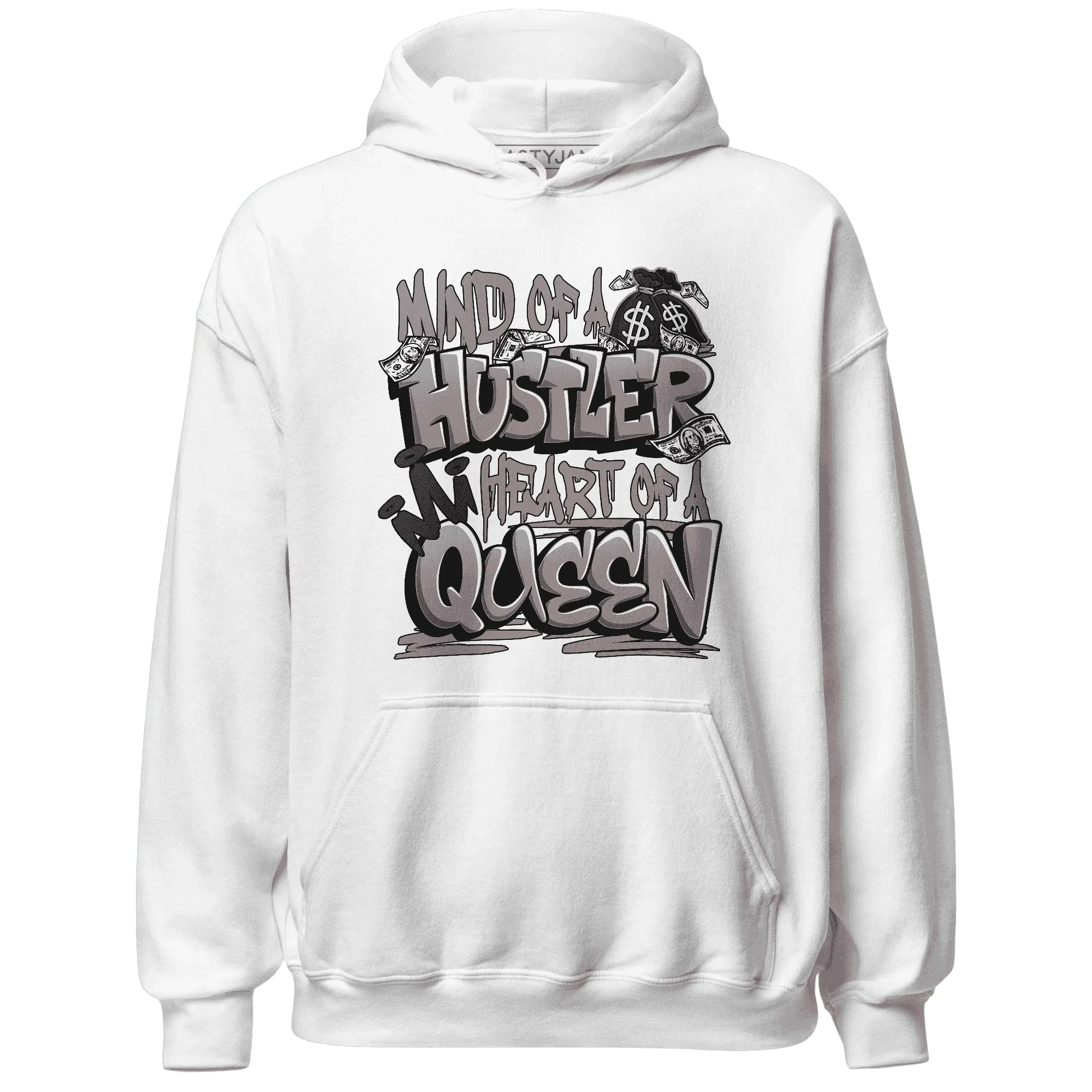 NastyJamz-Black-Violet-Ore-3s-Hoodie-Match-Hustler-Heart-Queen