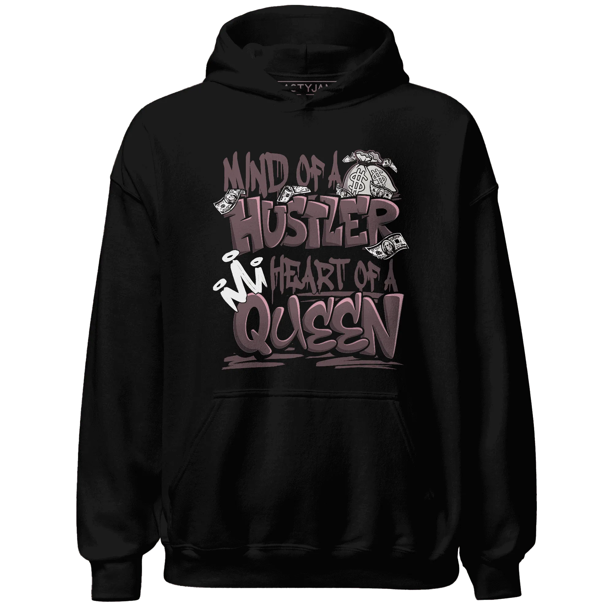 NastyJamz-Burgundy-Crush-3s-Hoodie-Match-Hustler-Heart-Queen