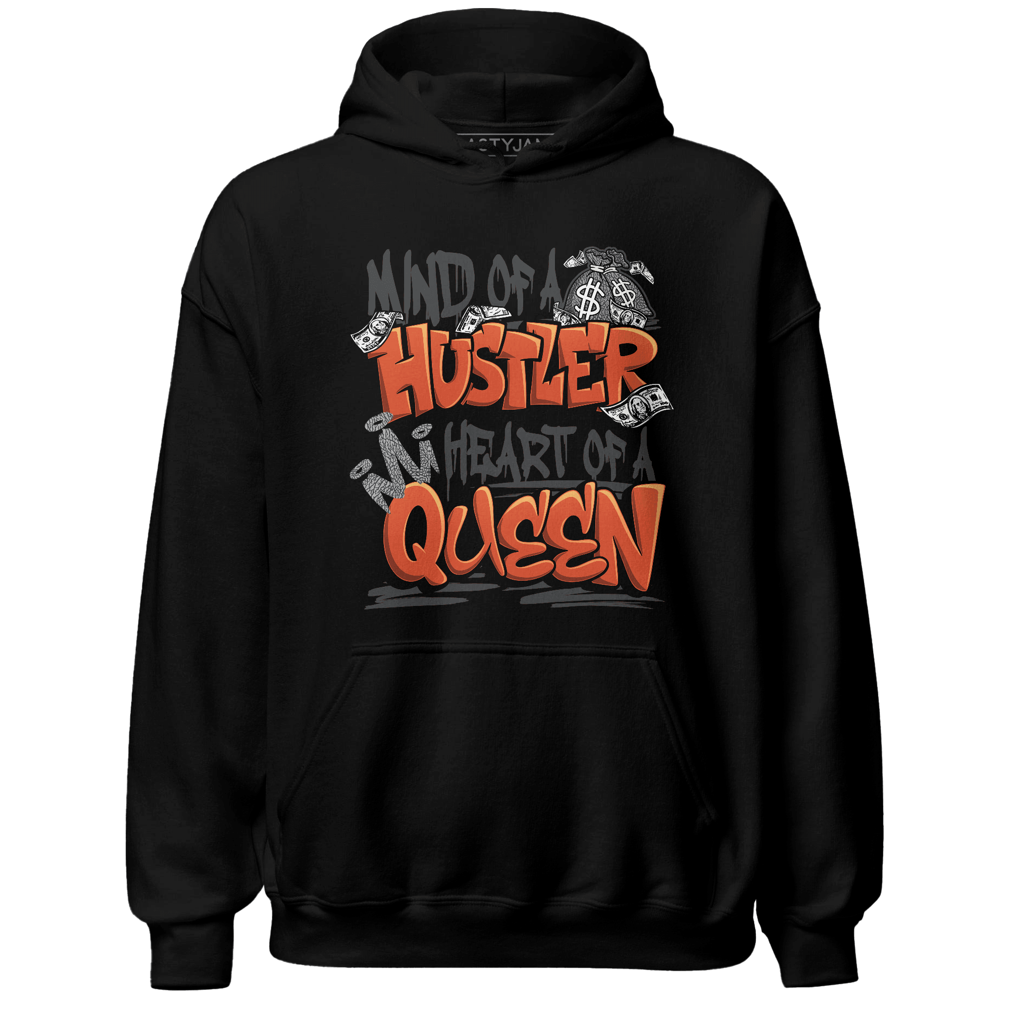 Georgia Peach 3s Hoodie Match Hustler Heart Queen - NastyJamz