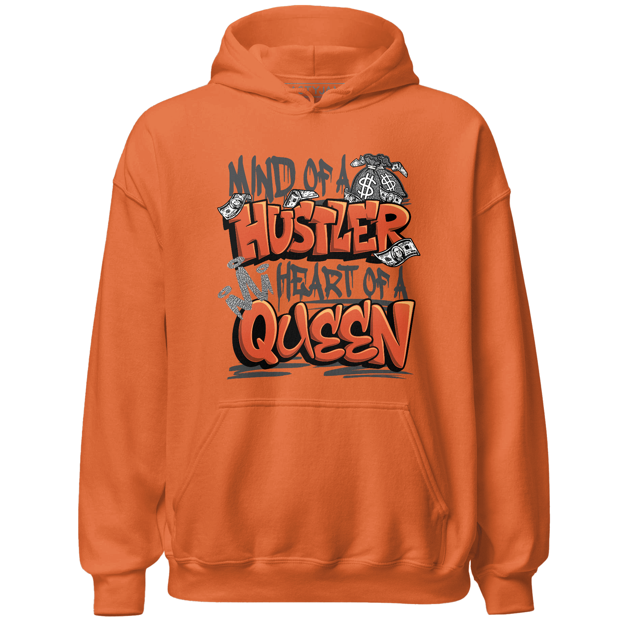 Georgia Peach 3s Hoodie Match Hustler Heart Queen - NastyJamz