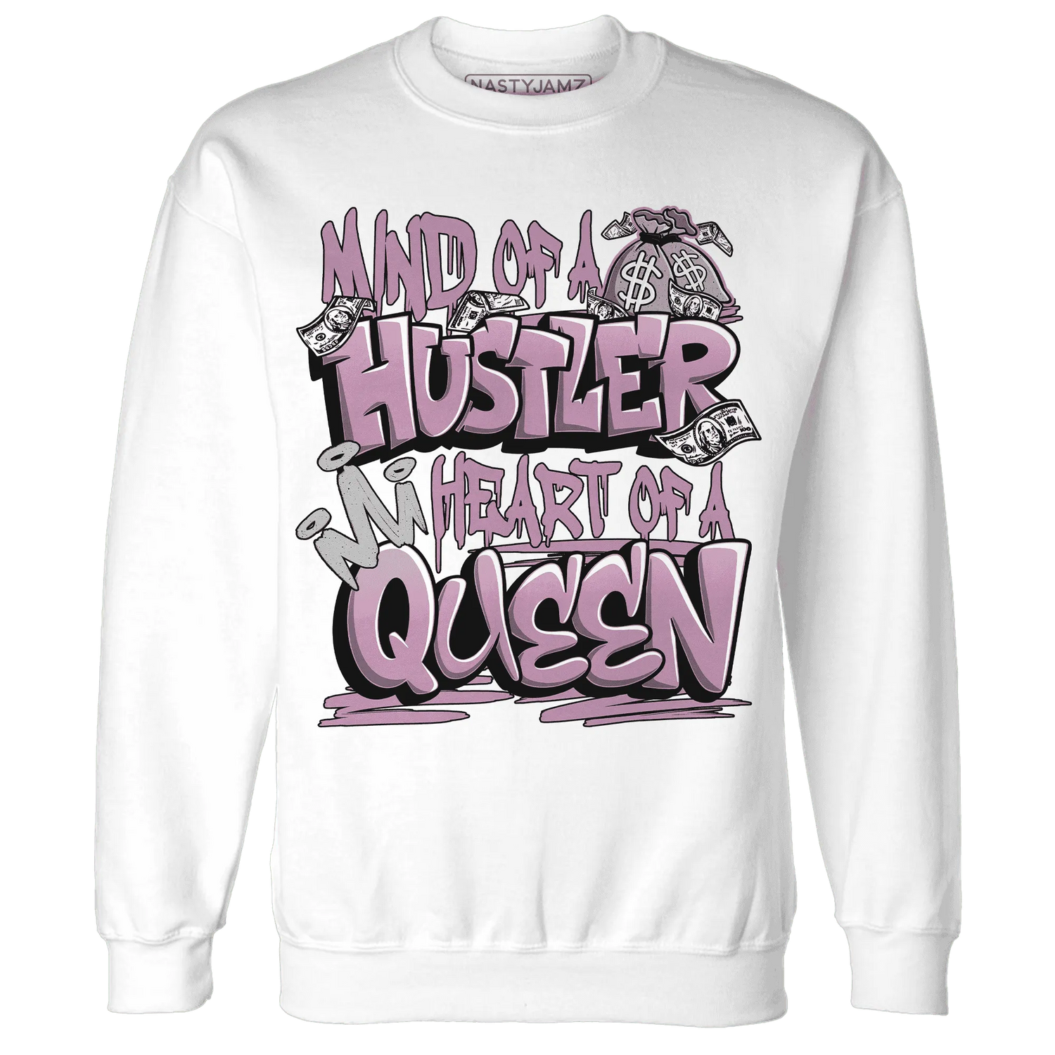 Orchid-Neutral-Grey-Black-White-4s-NastyJamz-Sweatshirt-Match-Hustler-Heart-Queen
