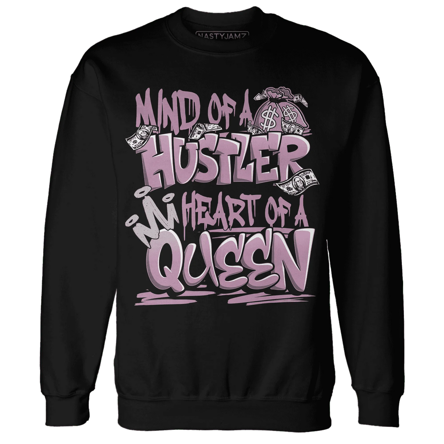 Orchid-Neutral-Grey-Black-White-4s-NastyJamz-Sweatshirt-Match-Hustler-Heart-Queen