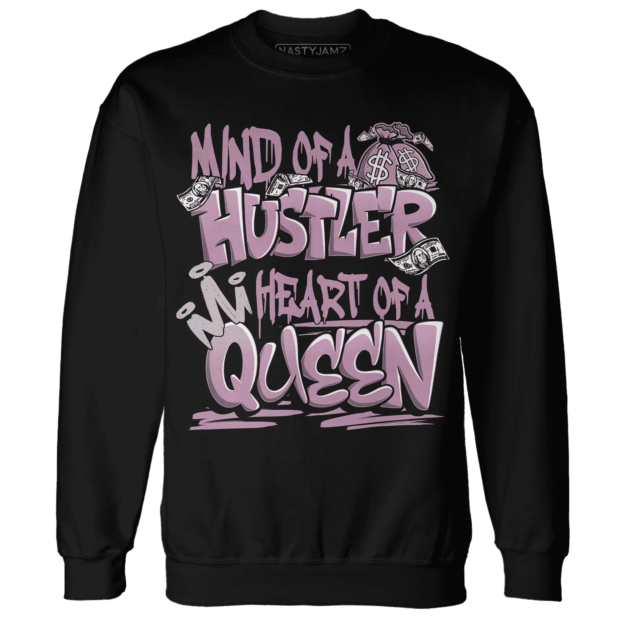 Orchid-Neutral-Grey-Black-White-4s-NastyJamz-Sweatshirt-Match-Hustler-Heart-Queen