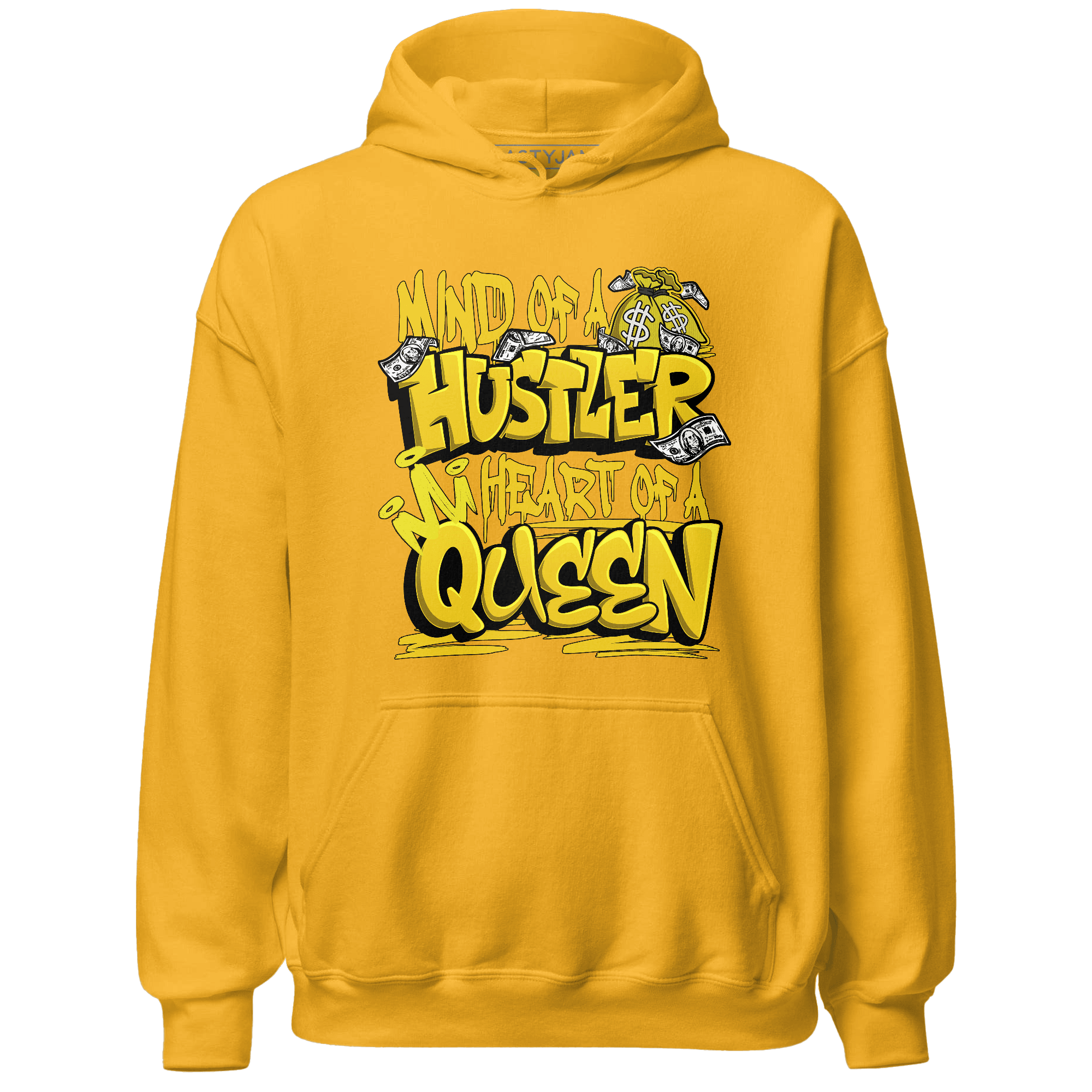 Vivid Sulfur 4s Hoodie Match Hustler Heart Queen - NastyJamz