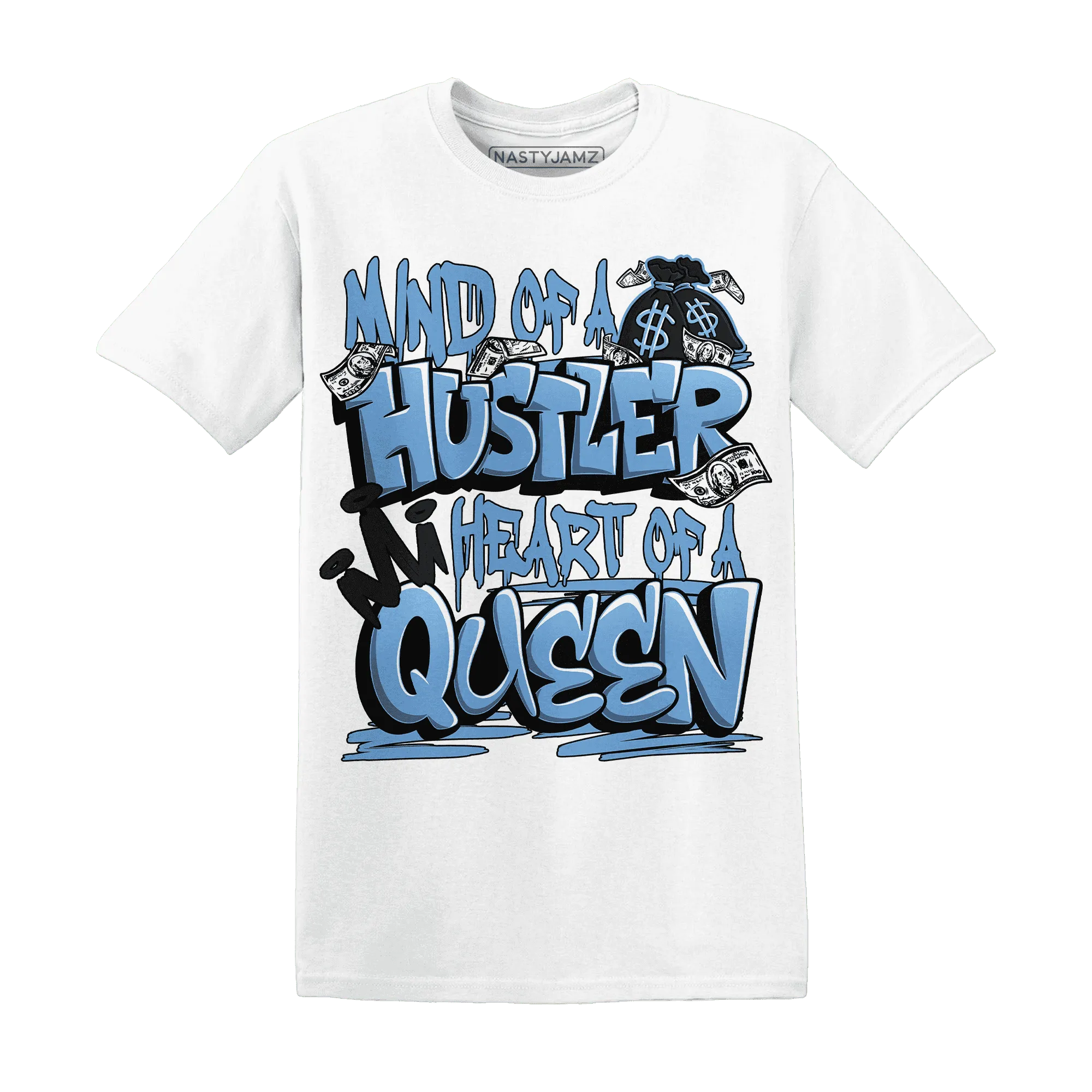NastyJamz-AM-Plus-Black-Univercitii-Blue-T-Shirt-Match-Hustler-Heart-Queen