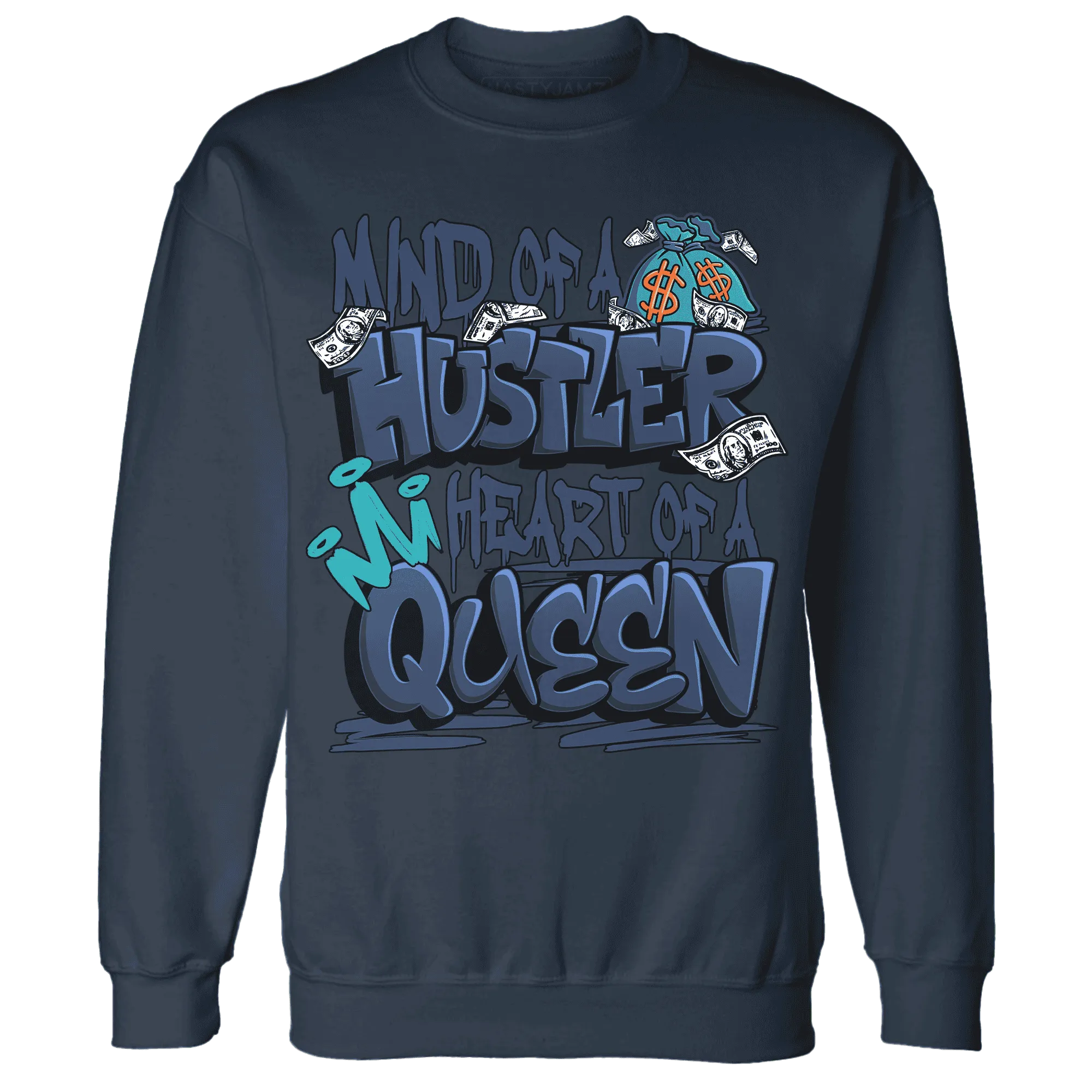 NastyJamz-AM-Plus-Drift-Midnight-Navy-Total-Orange-Dusty-Cactus-Sweatshirt-Match-Hustler-Heart-Queen