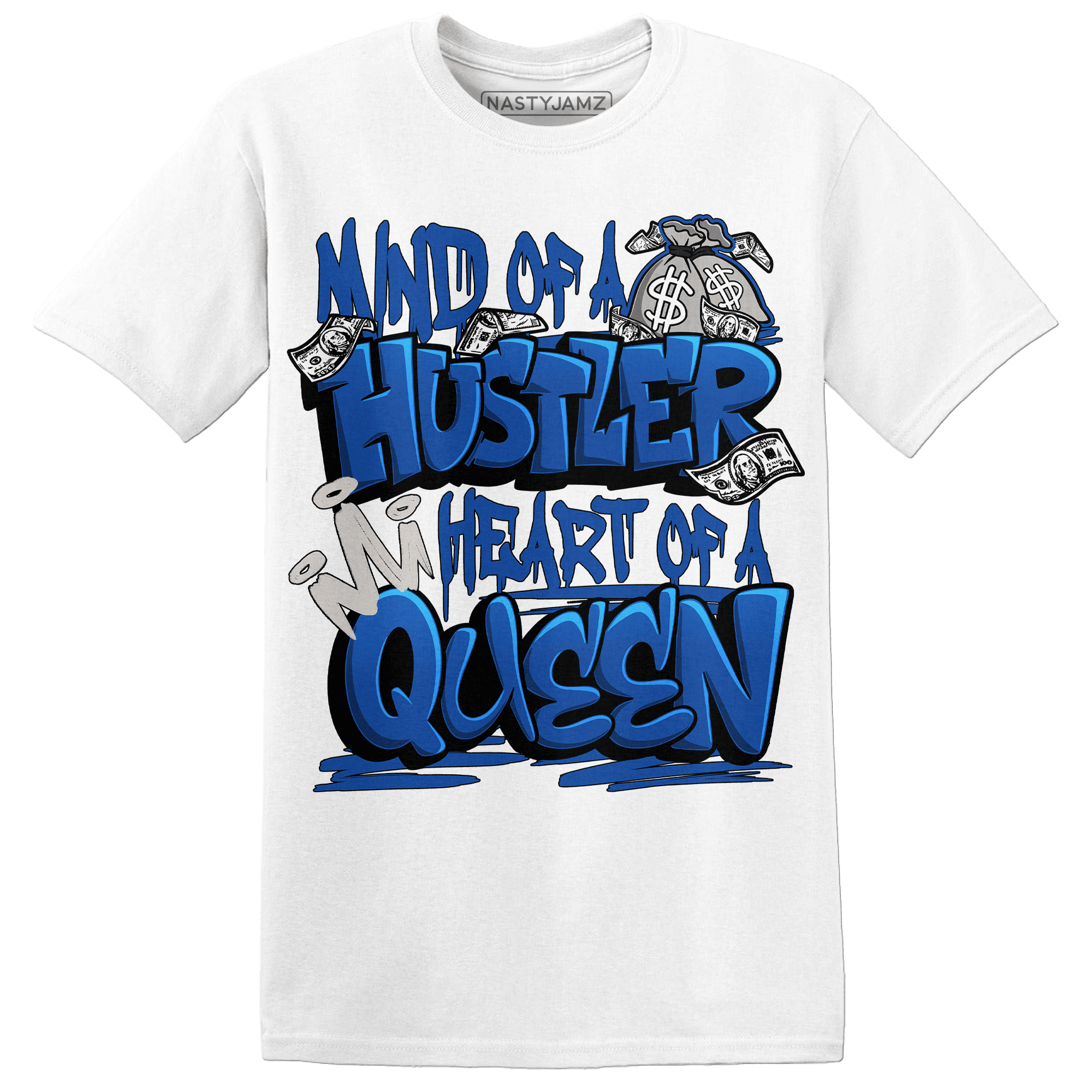 Air Max 1 86 Royal T Shirt Match Hustler Heart Queen - NastyJamz