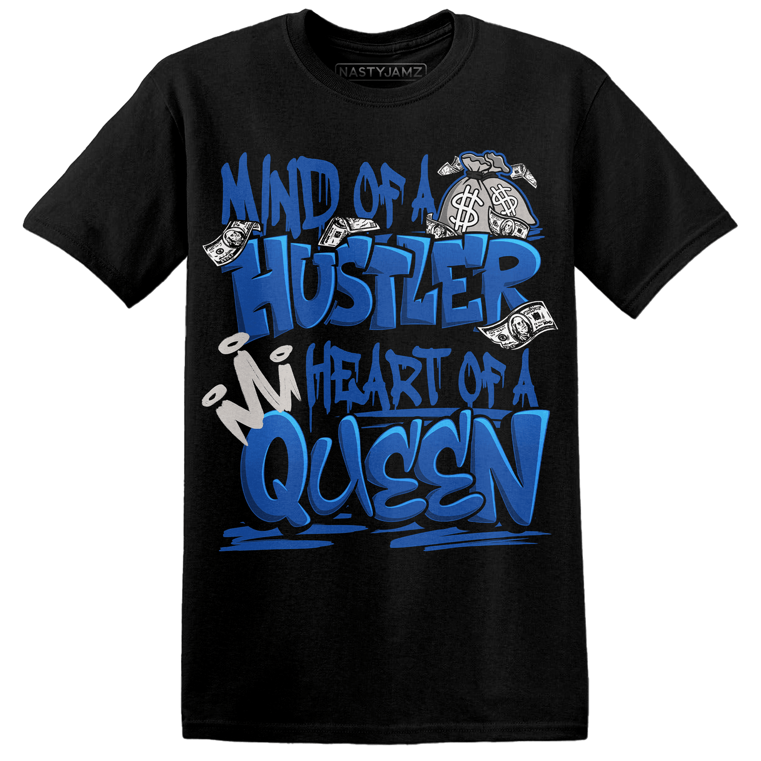 Air Max 1 86 Royal T Shirt Match Hustler Heart Queen - NastyJamz