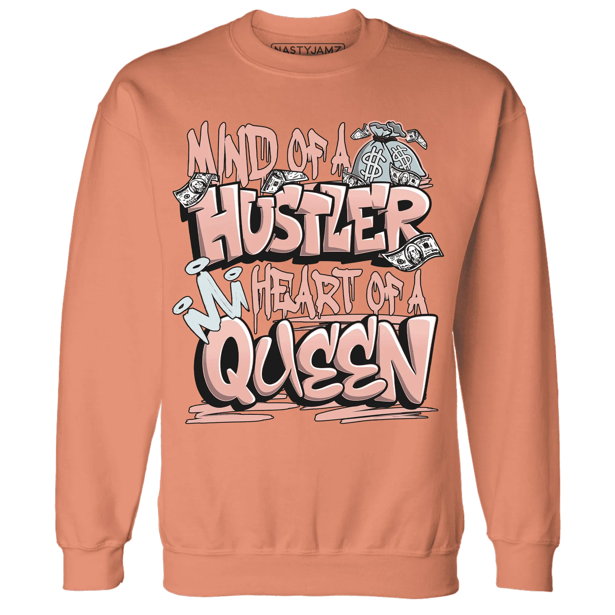 Dunk-Low-Glacier-Blue-Arctic-Orange-NastyJamz-Sweatshirt-Match-Hustler-Heart-Queen