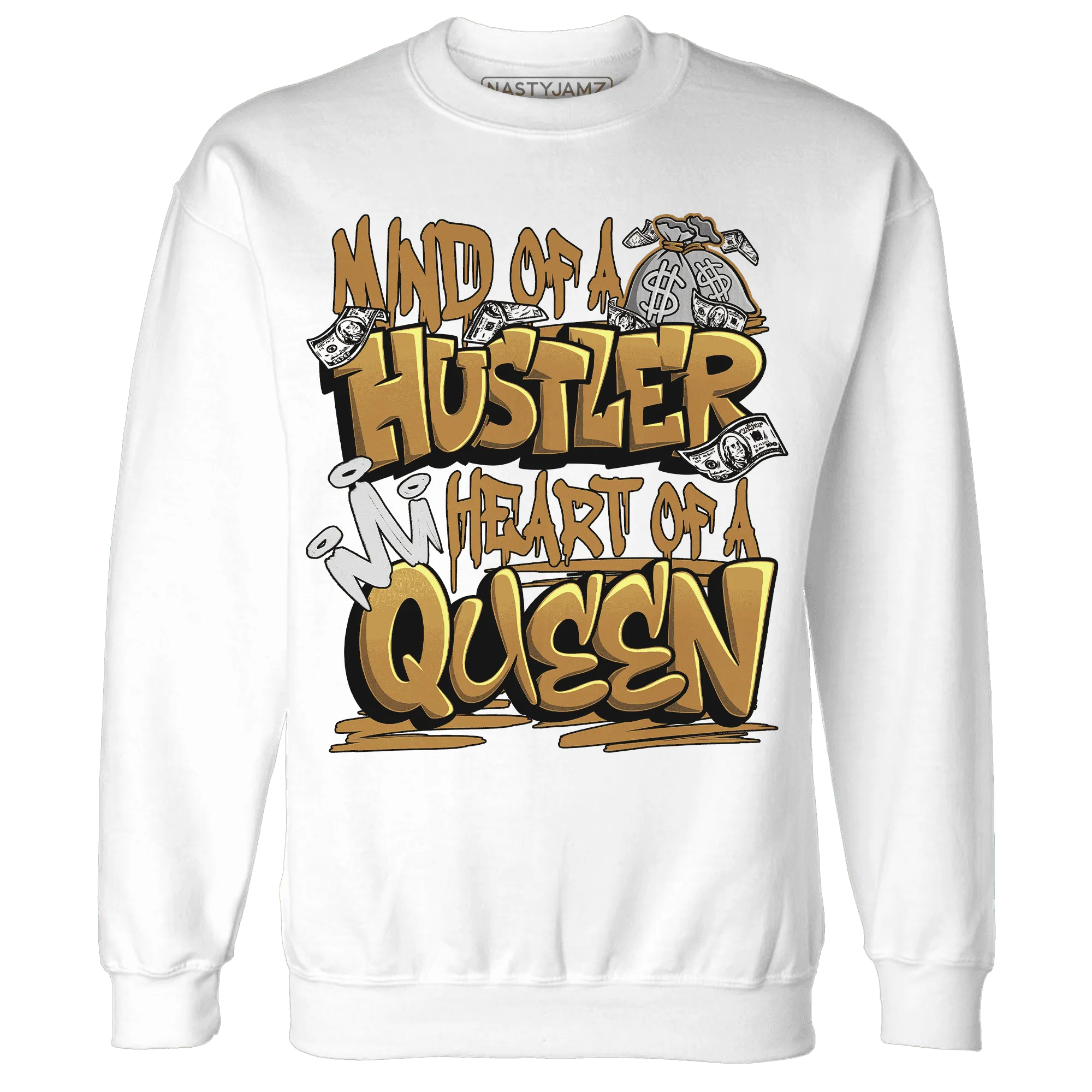 Dunk-Low-Retro-Wheat-Orange-NastyJamz-Sweatshirt-Match-Hustler-Heart-Queen
