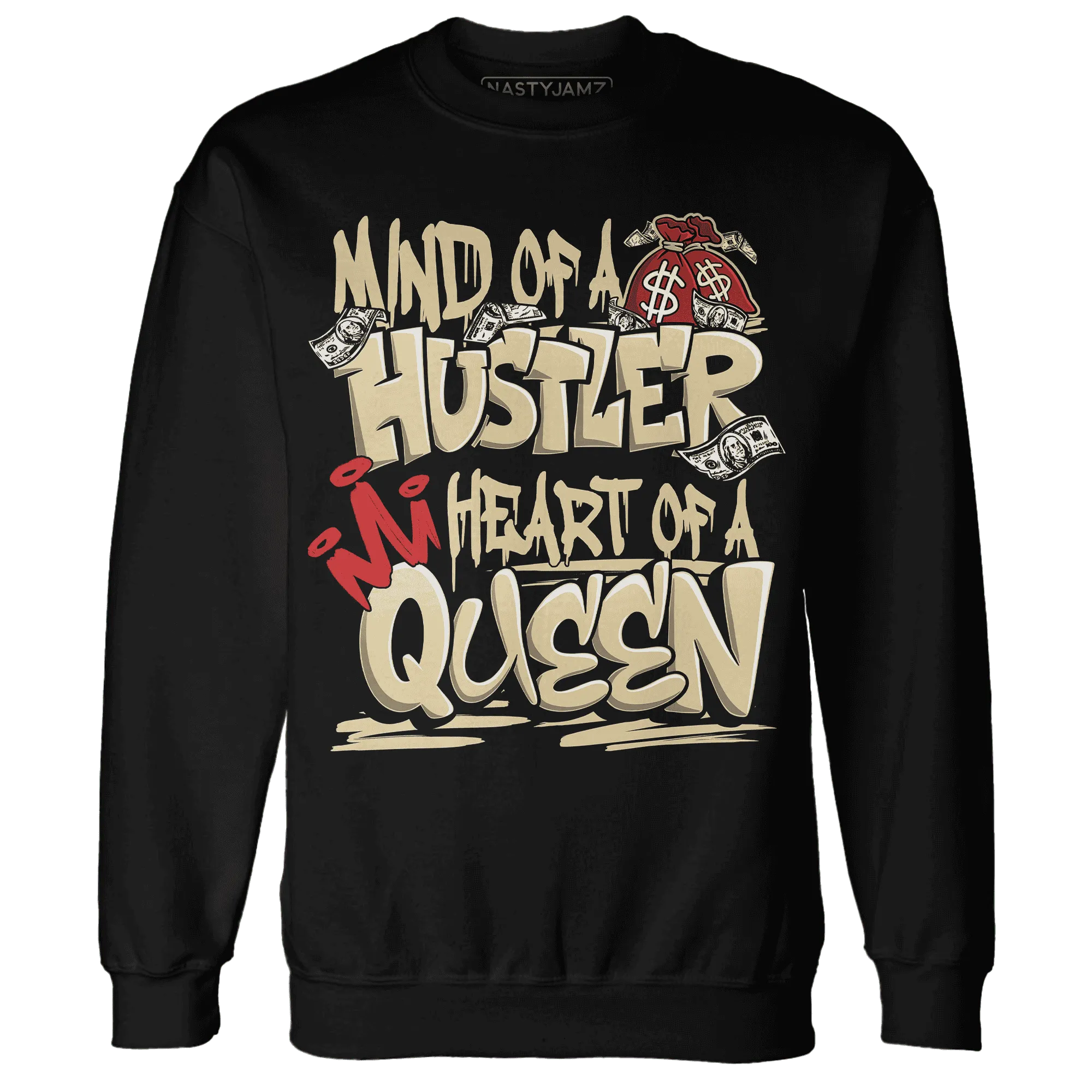 Dunk-Strawberry-Waffle-NastyJamz-Sweatshirt-Match-Hustler-Heart-Queen
