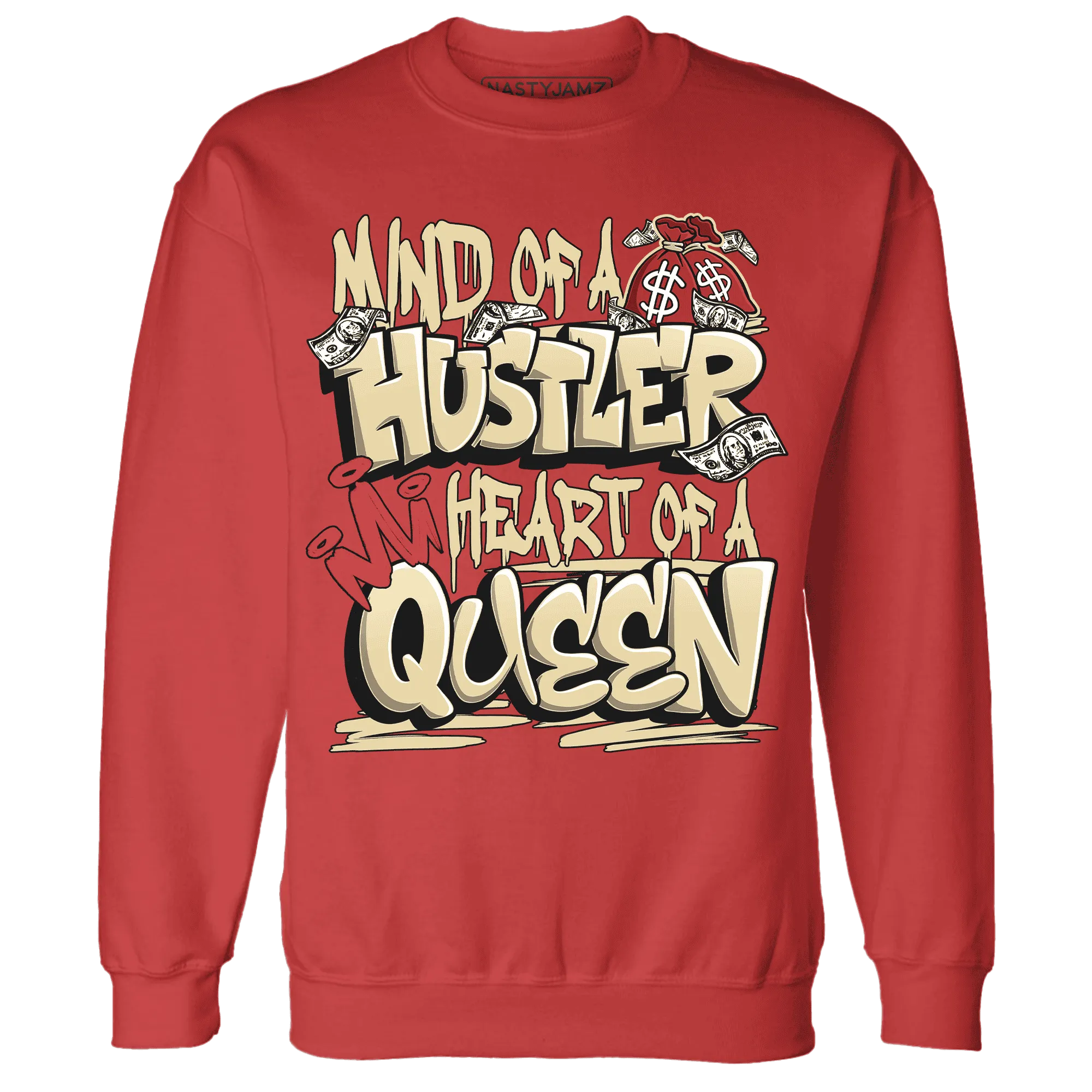 Dunk-Strawberry-Waffle-NastyJamz-Sweatshirt-Match-Hustler-Heart-Queen