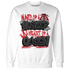 Jumman Jack Universityy Red Sweatshirt Match Hustler Heart Queen - NastyJamz