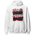 Jumman Jack Universityy Red Hoodie Match Hustler Heart Queen - NastyJamz