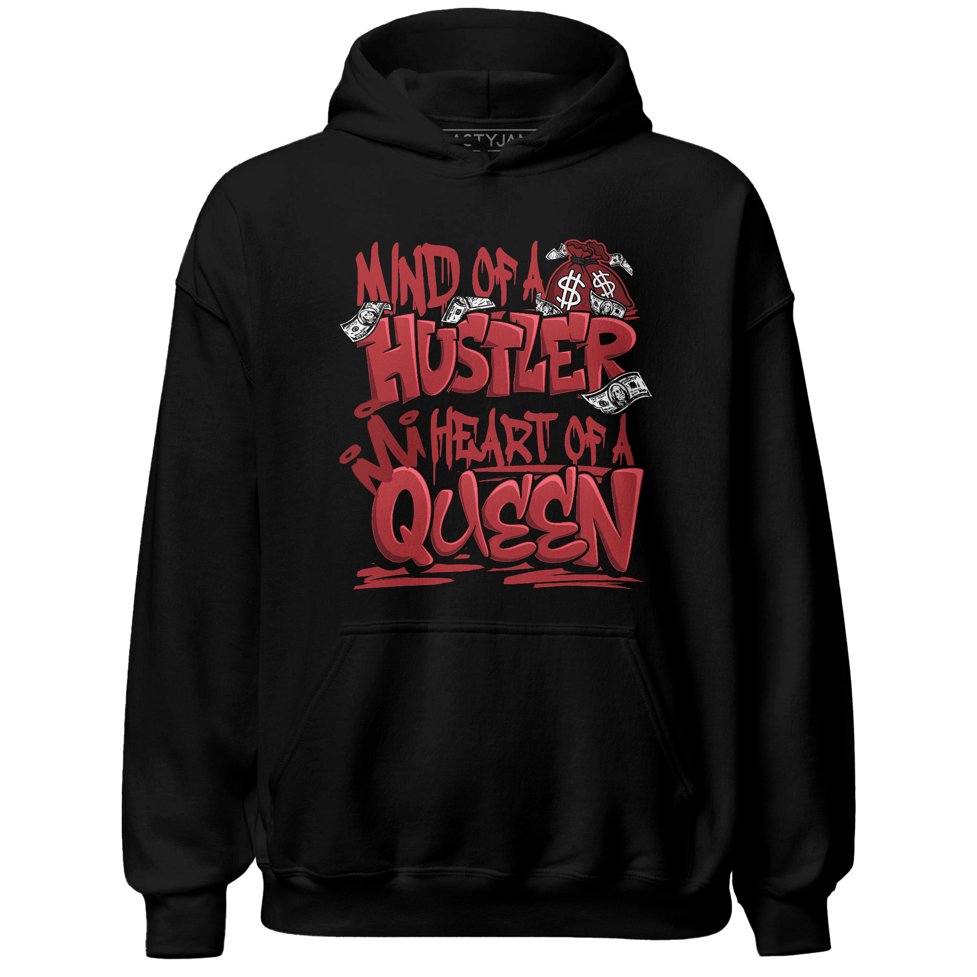 Cherry 12s Hoodie Match Hustler Heart Queen - NastyJamz