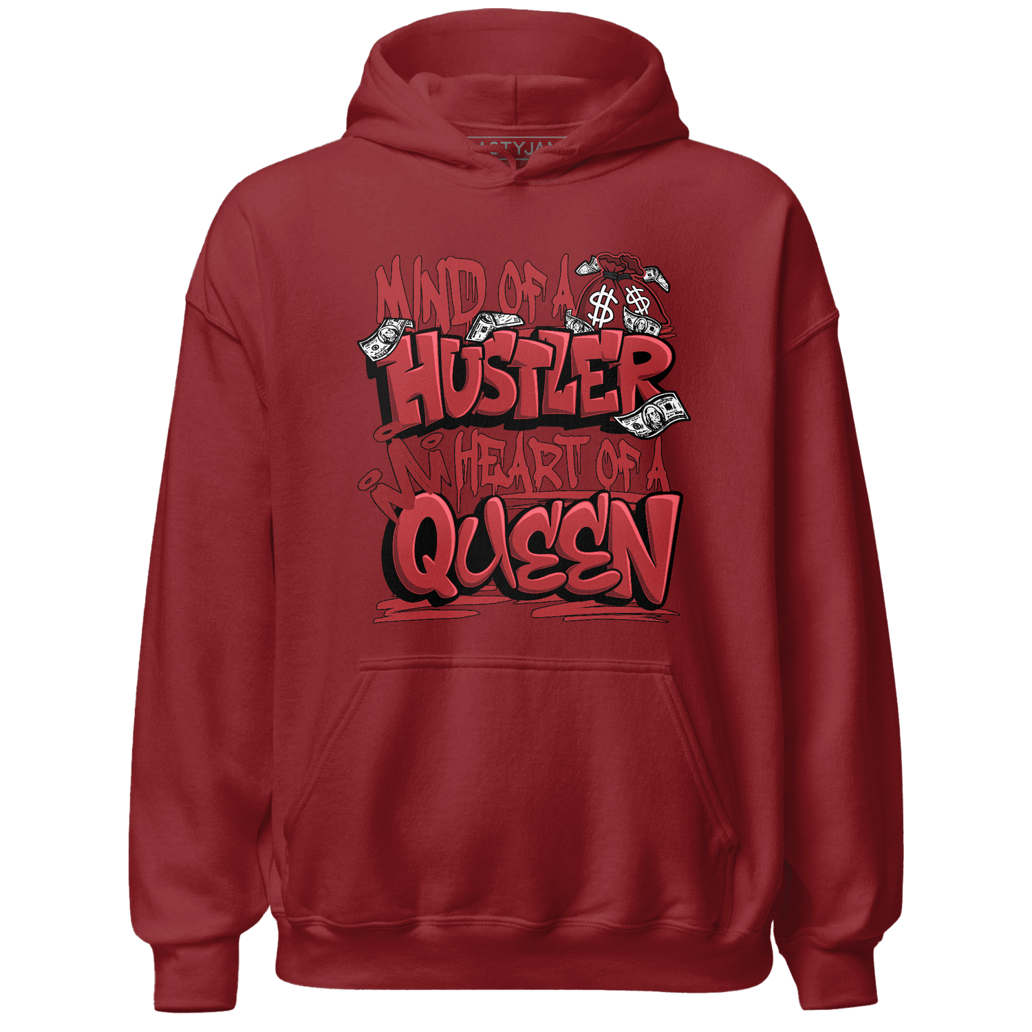 Cherry 12s Hoodie Match Hustler Heart Queen - NastyJamz