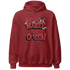 Cherry 12s Hoodie Match Hustler Heart Queen - NastyJamz