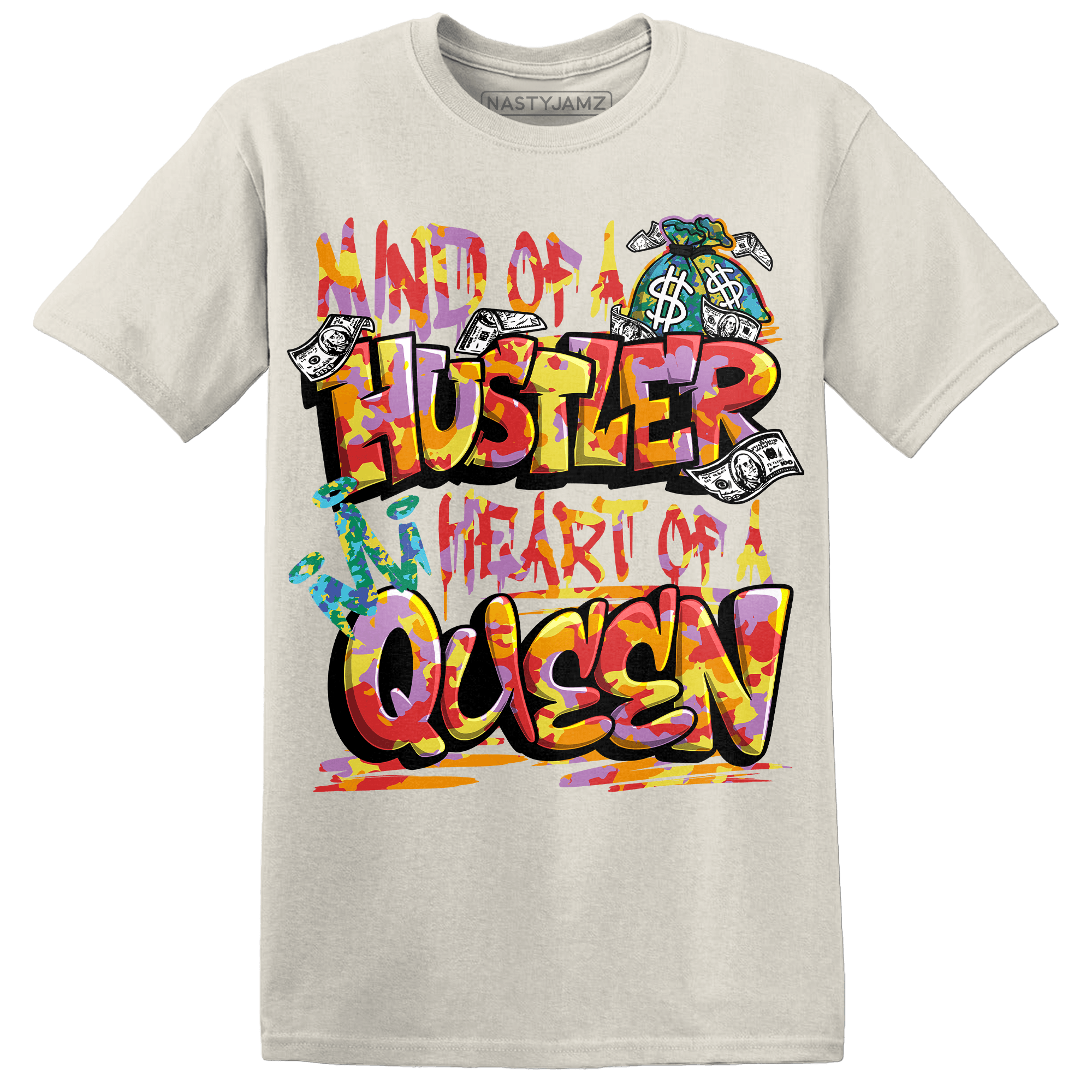 Mid GS Six Championships 1s T Shirt Match Hustler Heart Queen - NastyJamz