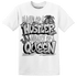 Retro High OG Black White 1s T Shirt Match Hustler Heart Queen - NastyJamz