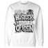 Retro High OG Black White 1s Sweatshirt Match Hustler Heart Queen - NastyJamz