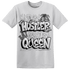 Retro High OG Black White 1s T Shirt Match Hustler Heart Queen - NastyJamz