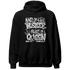 Retro High OG Black White 1s Hoodie Match Hustler Heart Queen - NastyJamz