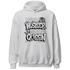 Retro High OG Black White 1s Hoodie Match Hustler Heart Queen - NastyJamz
