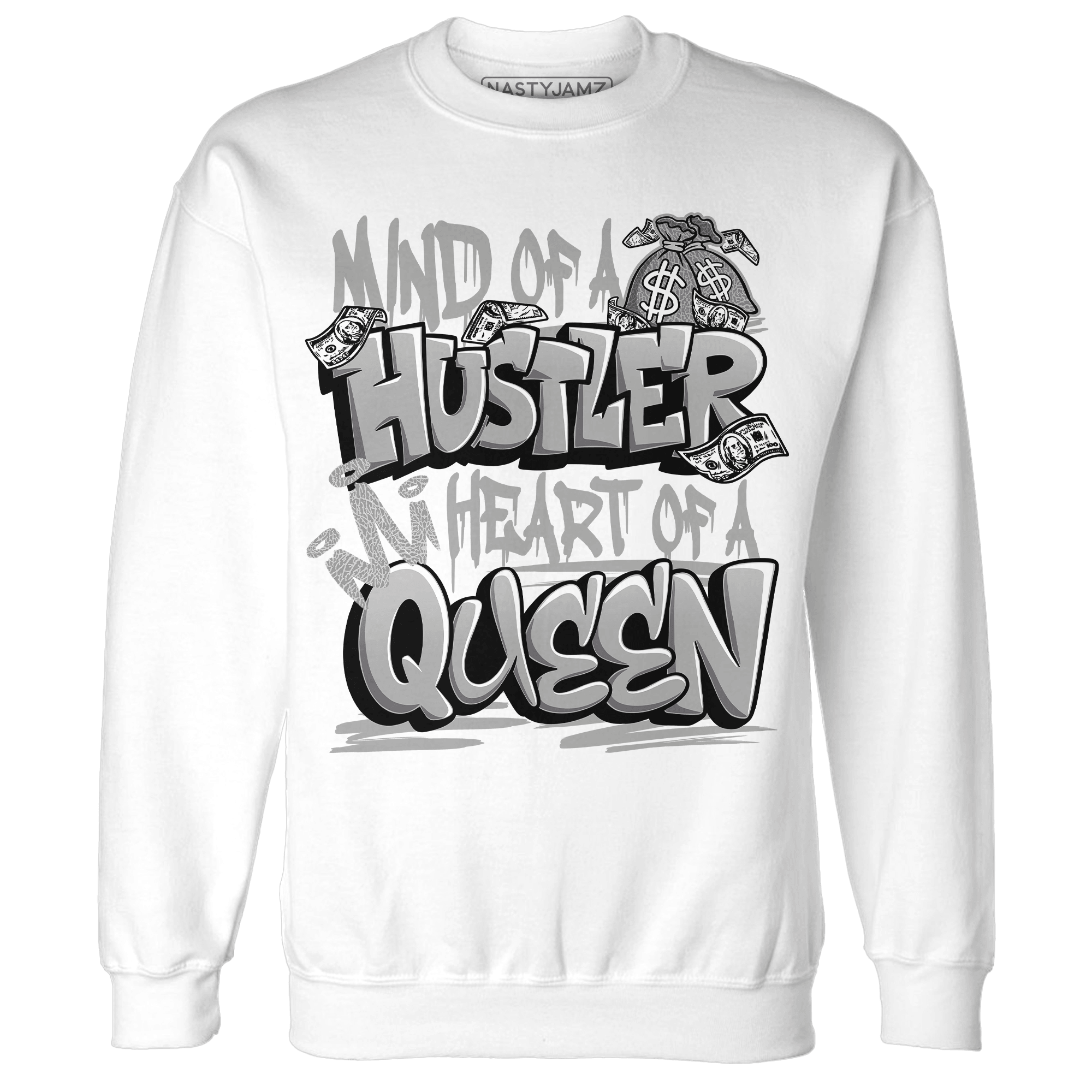 Craft Ivory 3s Sweatshirt Match Hustler Heart Queen - NastyJamz