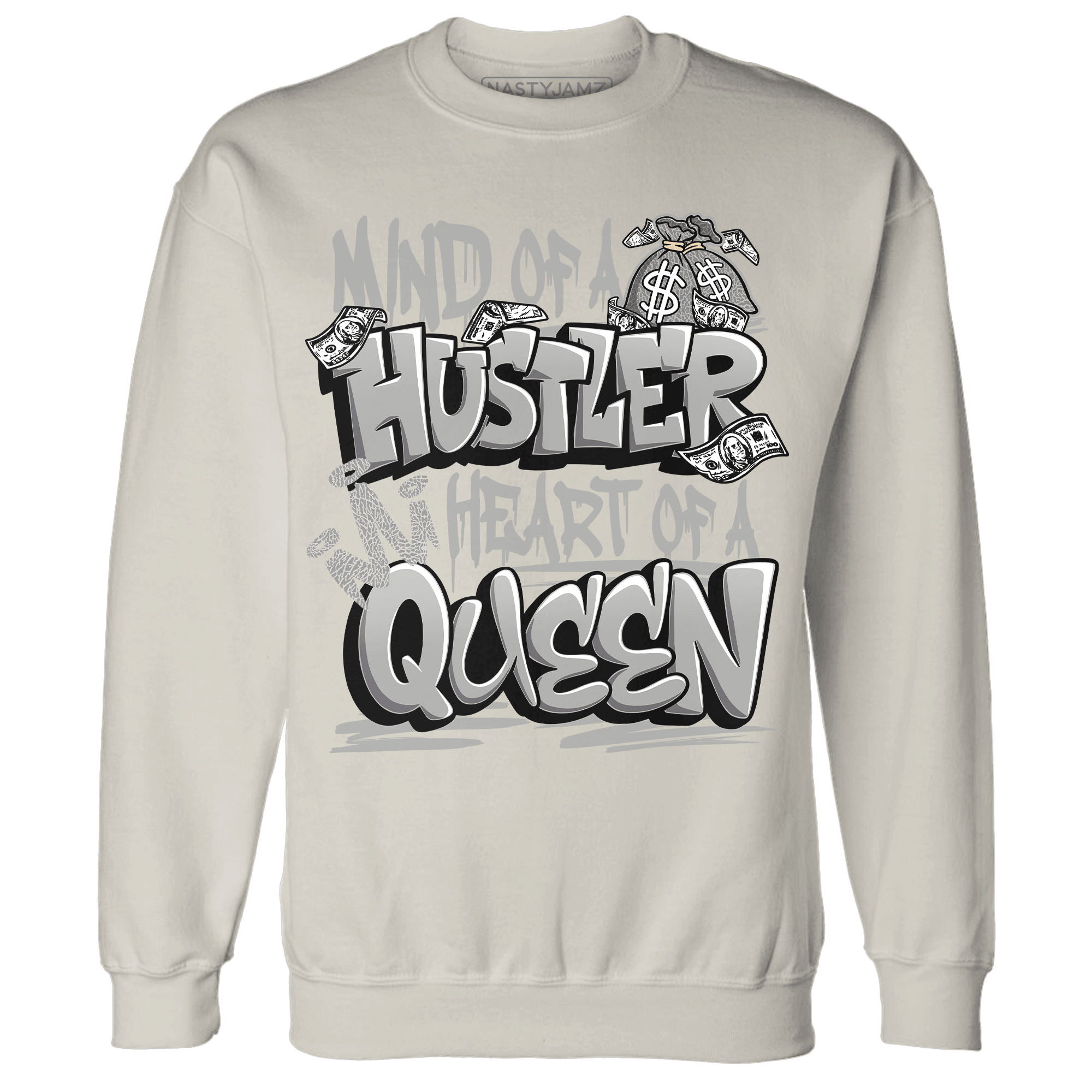 Craft Ivory 3s Sweatshirt Match Hustler Heart Queen - NastyJamz