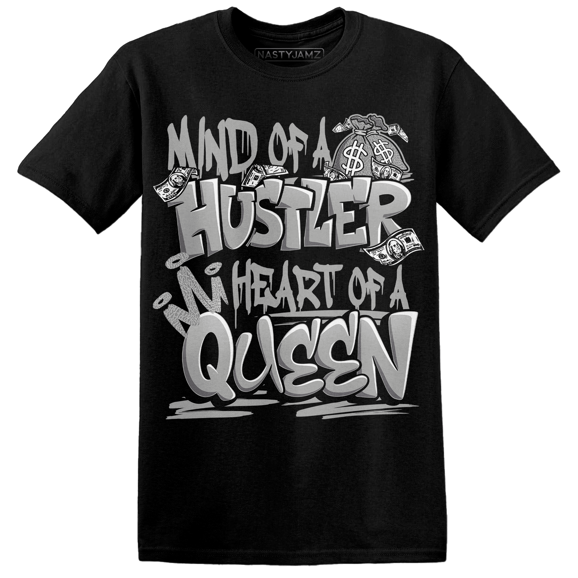 Craft Ivory 3s T Shirt Match Hustler Heart Queen - NastyJamz