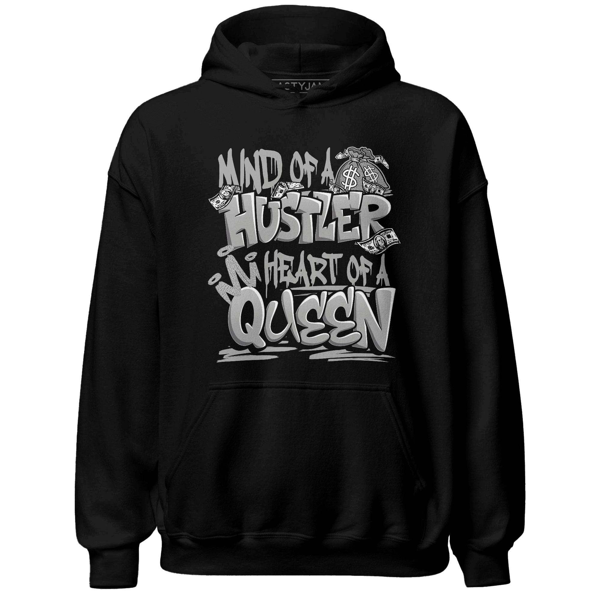 Craft Ivory 3s Hoodie Match Hustler Heart Queen - NastyJamz