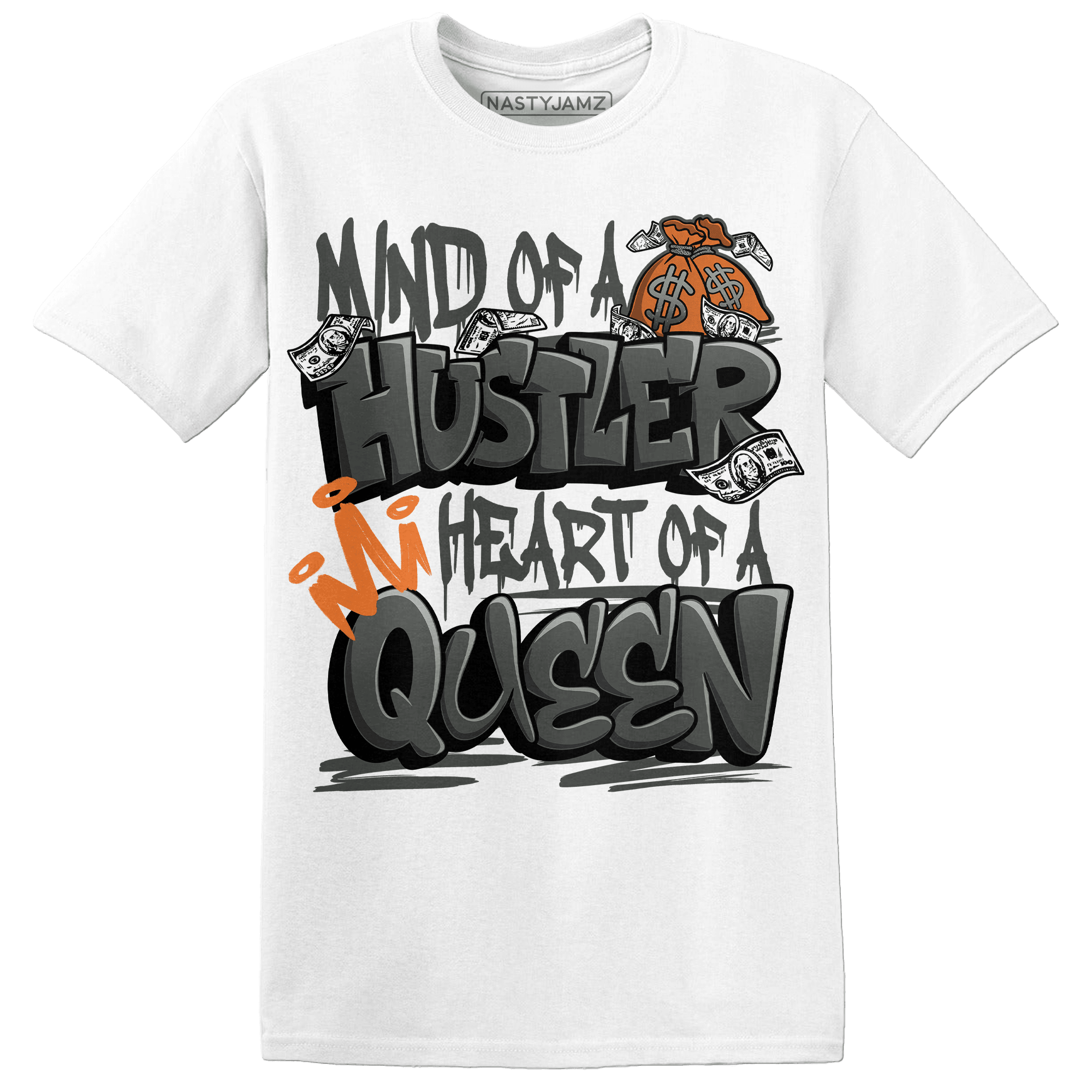 Fear Pack 3s T Shirt Match Hustler Heart Queen - NastyJamz